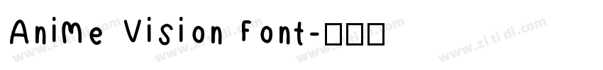 AniMe Vision Font字体转换